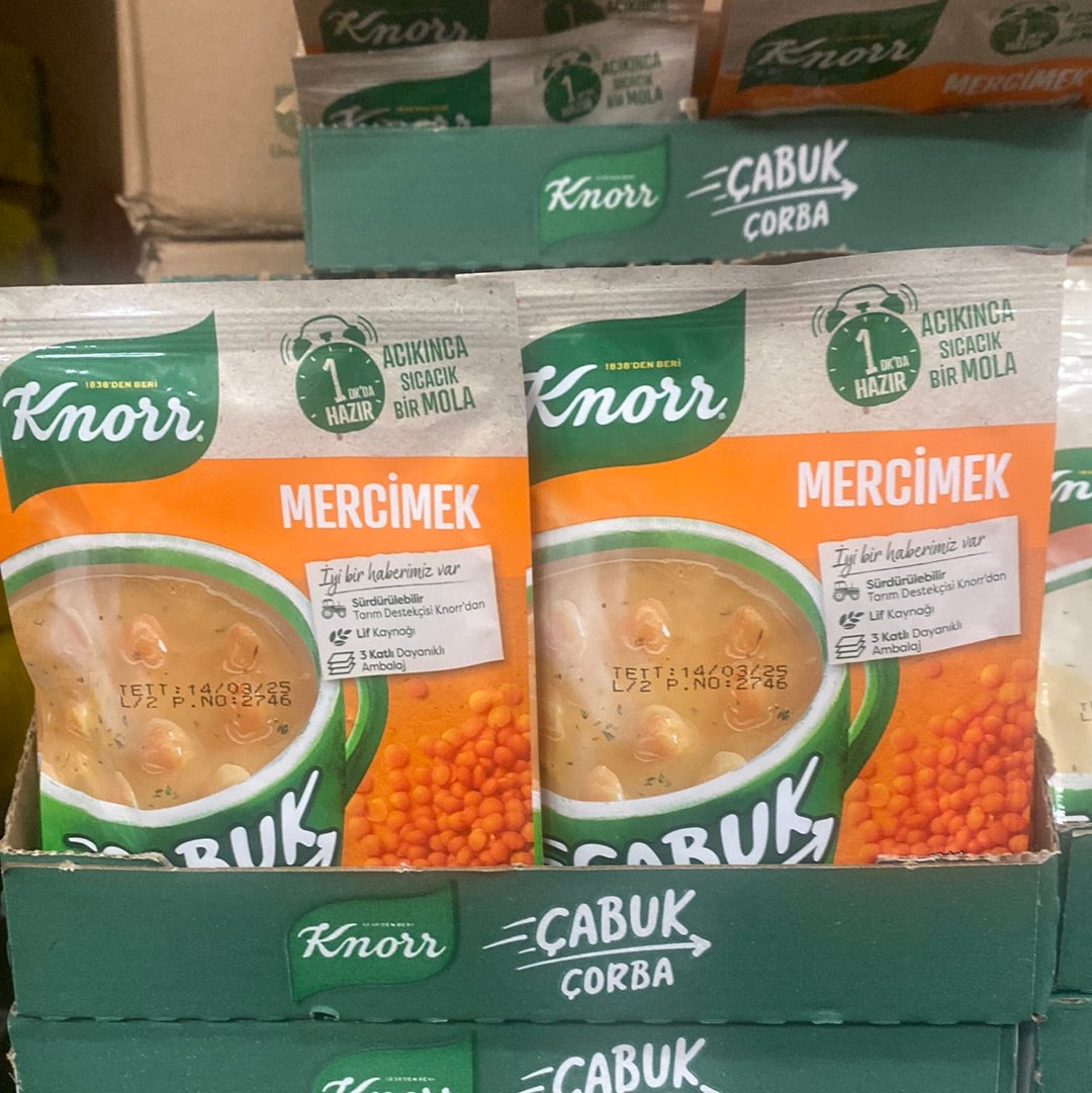 Knorr çabuk çorba mercimek