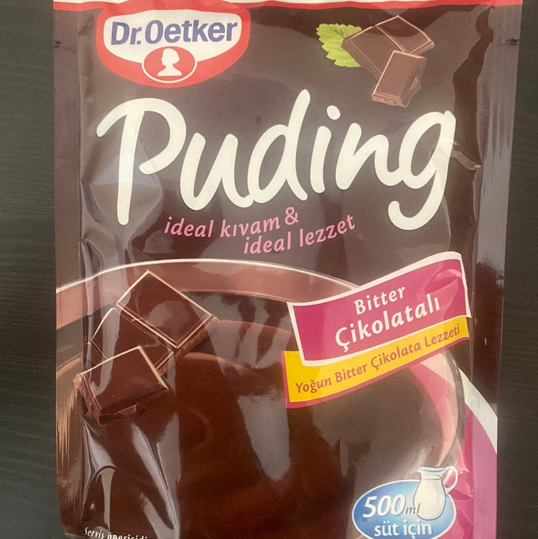 Dr oetker puding bitter çikolatalı