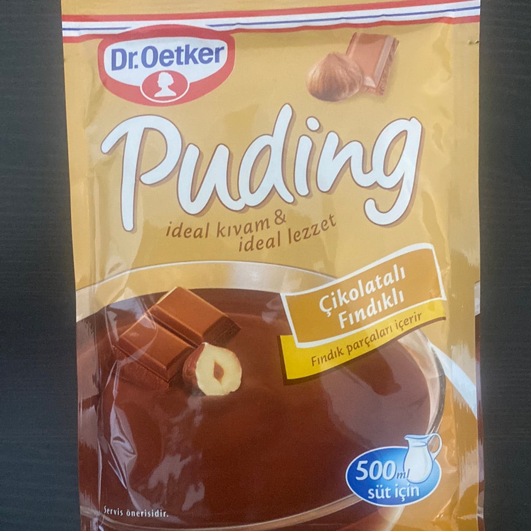 Dr oetker çikolatalı fındıklı puding
