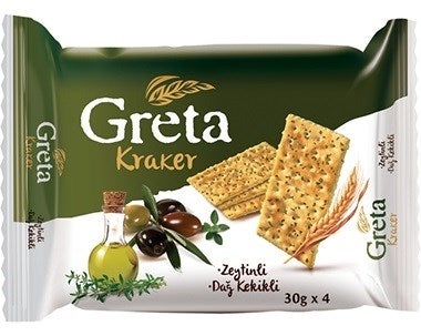 Greta Olives & Oregano Crackers 120G