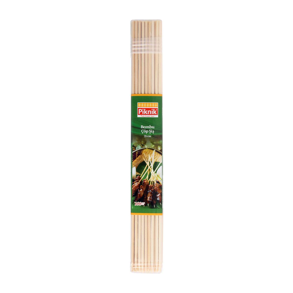 Piknik Bambu Cöp Siş 100 ADET