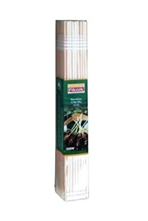 Piknik Ağaç Bambu Çöp Şiş 25 cm 100'lü