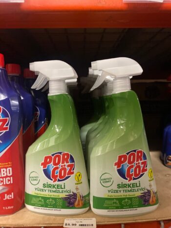 PorCoz Surface Cleaner w Vinegar 750ml