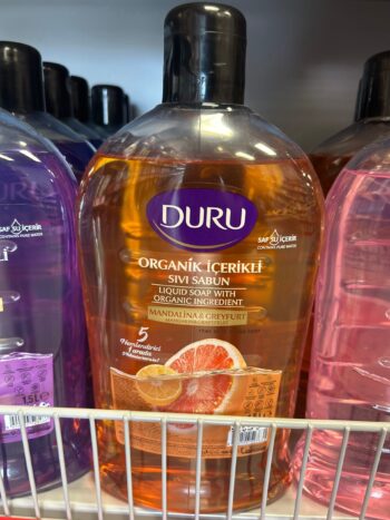 Duru Organic Liquid Soap Mandarin&Grapefruit 1.5LT
